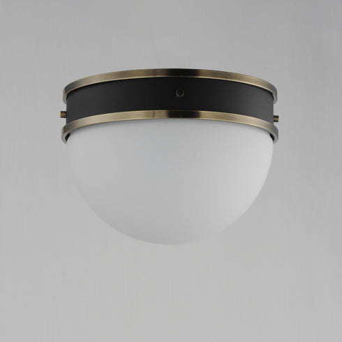 Maxim Duke Flush Mount Model: 12419SWBKWBR