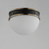 Maxim Duke Flush Mount Model: 12419SWBKWBR