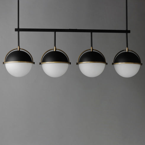 Maxim Duke Linear Pendant Model: 12414SWBKWBR