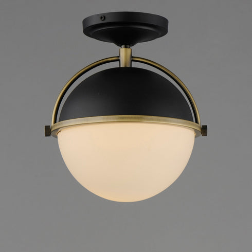 Maxim Duke Semi Flush Mount Model: 12410SWBKWBR