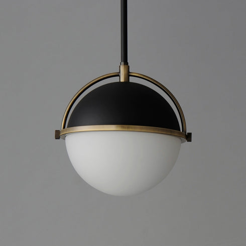 Maxim Duke Single Pendant Model: 12411SWBKWBR