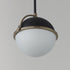 Maxim Duke Single Pendant Model: 12411SWBKWBR