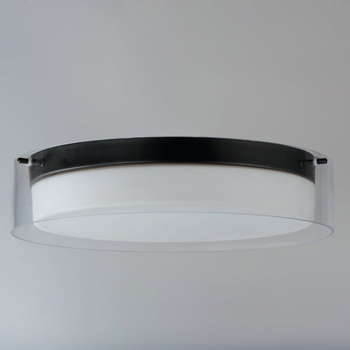 Maxim Duo 16'' Round Flush Mount Model: 12284CLSWBK