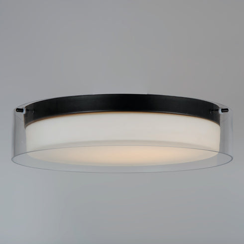 Maxim Duo 20'' Round Flush Mount Model: 12286CLSWBK