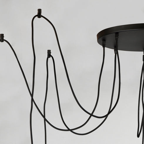 Maxim Early Electric Multi Light Pendant Model: 12128BKAB
