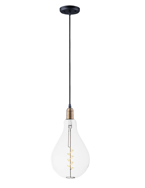 Maxim Early Electric Single Pendant Model: 12121BKAB/BUL-A50