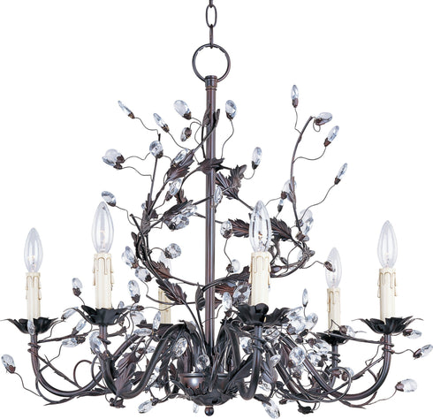 Maxim Elegante Single Tier Chandelier Model: 2851EG
