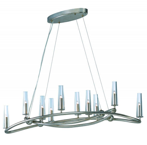 Maxim Entwine Single Tier Chandelier Model: 38498CLGS