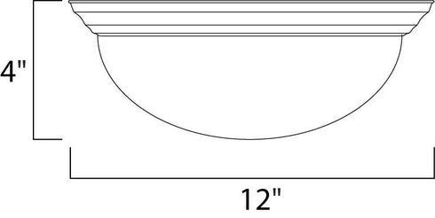 Maxim Essentials-585x Essentials 1 Light Flush Mount Model: 5850FTBK