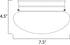 Maxim Essentials-588x Essentials 1 Light Flush Mount Model: 5880WTBK