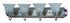 Maxim Essentials-801x Essentials 4 Light Bath Vanity Model: 8014FTOI