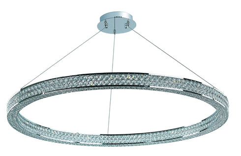 Maxim Eternity LED Eternity 40 Inch LED Pendant Model: 39774BCPC
