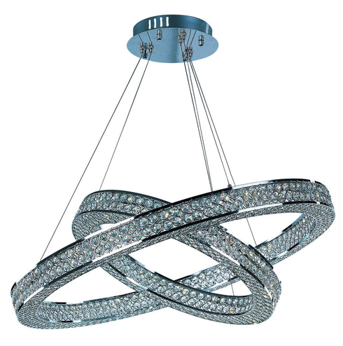Maxim Eternity LED Eternity 2 Tier LED Pendant Model: 39777BCPC