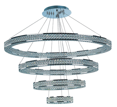 Maxim Eternity LED Eternity 4 Tier 40 Inch LED Chandelier Model: 39778BCPC