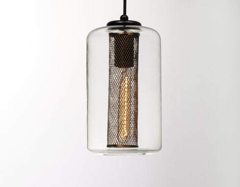 Maxim Firefly Single Pendant Model: 10088CLBKSBR