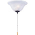 Maxim FKT205MW 2-Light Ceiling Fan Light Kit with Wattage Limiter
