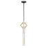 Maxim Flambeau 1 Light Mini Pendant Model: 16111CLBKAB