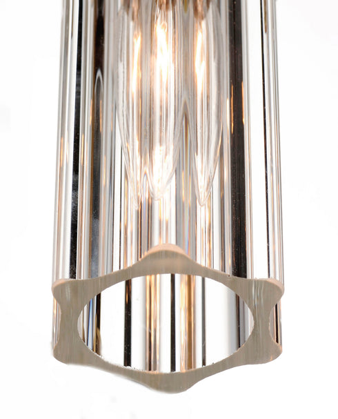 Maxim Flambeau 1 Light Mini Pendant Model: 16111CLBKAB