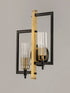 Maxim Flambeau 2 Light Wall Sconce Model: 16112CLBKAB