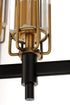 Maxim Flambeau 3 Light Chandelier Model: 16113CLBKAB
