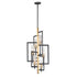 Maxim Flambeau 6 Light Chandelier Model: 16116CLBKAB