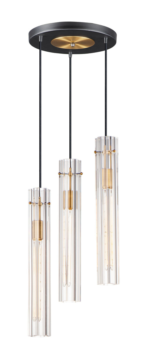Maxim Flambeau Chandelier Model: 16123CLBKAB