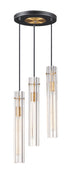 Maxim Flambeau Chandelier Model: 16123CLBKAB