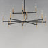 Maxim Flambeau Chandelier Model: 16129CLBKAB