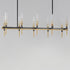 Maxim Flambeau Linear Pendant Model: 16127CLBKAB