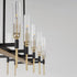 Maxim Flambeau Linear Pendant Model: 16127CLBKAB