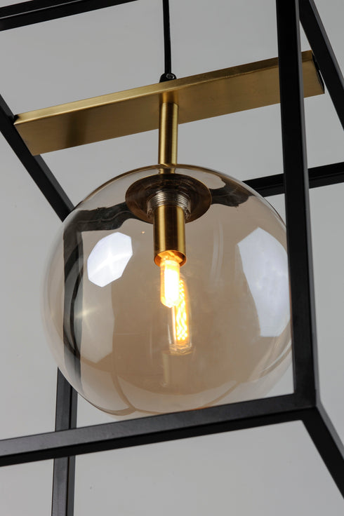 Maxim Fluid Single Pendant Model: 11364CMPBKSBR