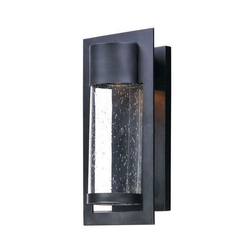 Maxim Focus LED 1 Light Round Outdoor Wall Model: 55892BGBK