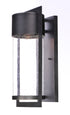 Maxim Focus LED 1 Light Round Outdoor Wall Model: 55894BGBK