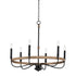 Maxim Franklin 6 Light Chandelier Model: 14446DWBK