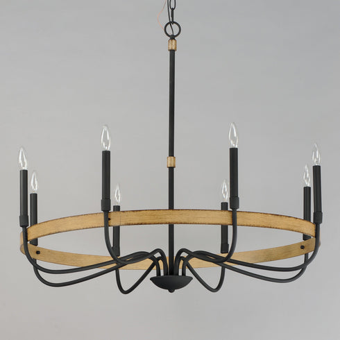 Maxim Franklin 8 Light Chandelier Model: 14448DWBK