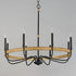 Maxim Franklin 8 Light Chandelier Model: 14448DWBK