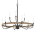Maxim Franklin 9 Light Chandelier Model: 14449DWBK