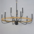 Maxim Franklin 9 Light Chandelier Model: 14449DWBK