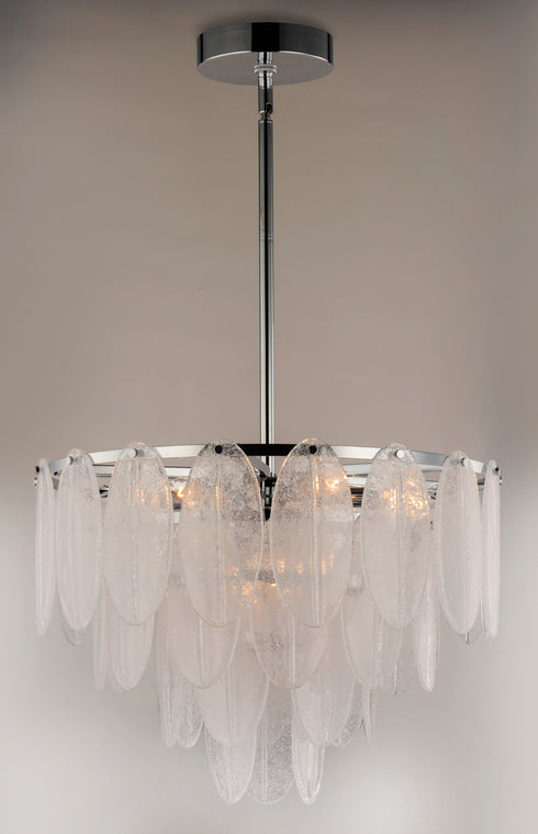 Maxim Glacier Chandelier Model: 30735CLWTPC