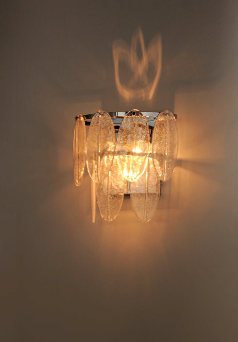 Maxim Glacier Wall Sconce Model: 30732CLWTPC
