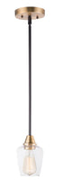 Maxim Goblet 1 Light Mini Pendant Model: 96120CLBKSN