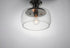 Maxim Goblet 1 Light Semi Flush Mount Model: 26129CLBKSN