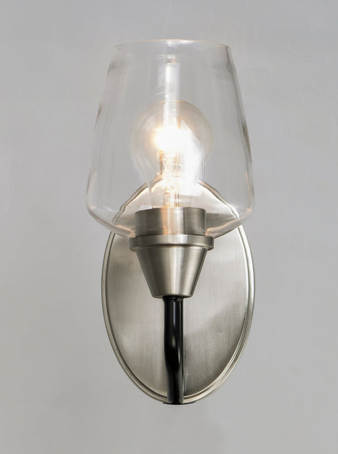 Maxim Goblet 1 Light Wall Sconce Model: 26121CLBZAB