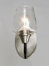 Maxim Goblet 1 Light Wall Sconce Model: 26121CLBZAB