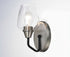 Maxim Goblet 1 Light Wall Sconce Model: 26121CLBZAB