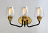 Maxim Goblet 3 Light Bath Vanity Model: 26122CLBKSN