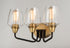 Maxim Goblet 3 Light Bath Vanity Model: 26122CLBKSN