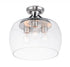 Maxim Goblet 3 Light Semi Flush Mount Model: 26130CLBZAB