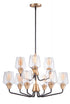 Maxim Goblet 9 Light Chandelier Model: 26127CLBZAB