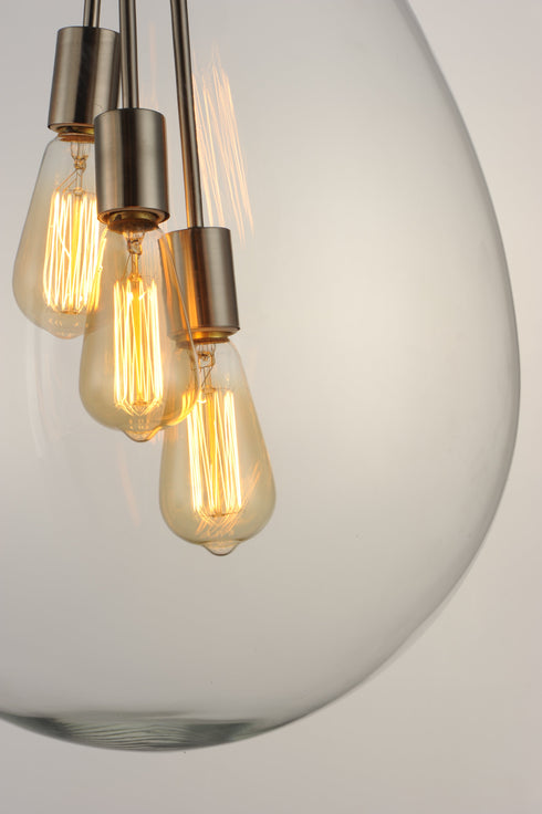 Maxim Gourd Multi Light Pendant Model: 10166CLSN